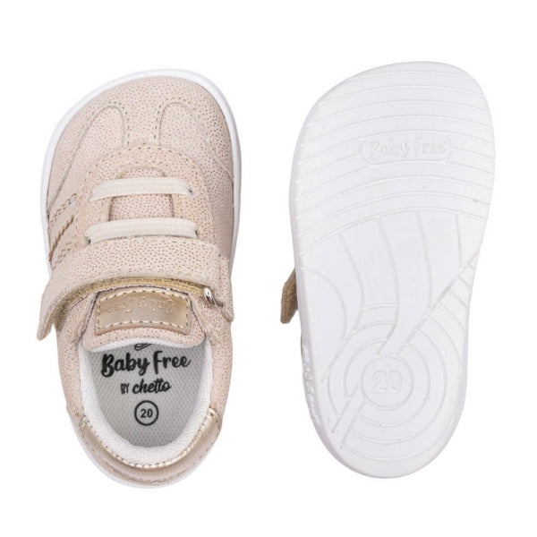 Chetto - Desportivo barefoot (Beige Ouro)