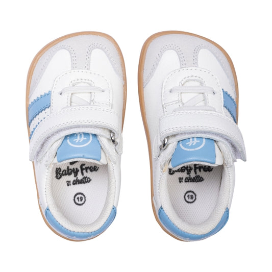 Chetto - Desportivo barefoot (Branco & Azul)