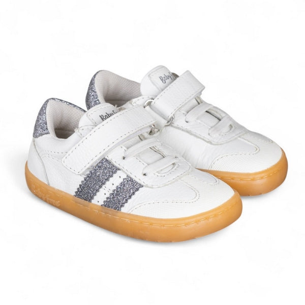 Chetto - Desportivo barefoot (Branco e Prata)