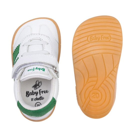 Chetto - Desportivo barefoot (Branco & Verde)