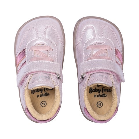Chetto - Desportivo barefoot (Rosa metalizado)