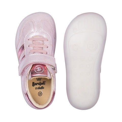 Chetto - Desportivo barefoot (Rosa metalizado)
