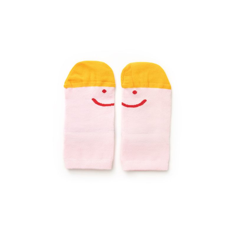 Tip Toey Joey - Meias dedinhos livres (Pink & Yellow)
