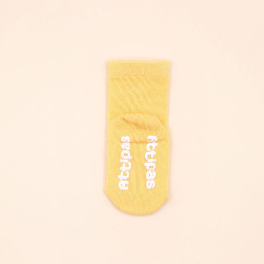 Attipas - Meias antiderrapantes Rainbow (Amarelas)