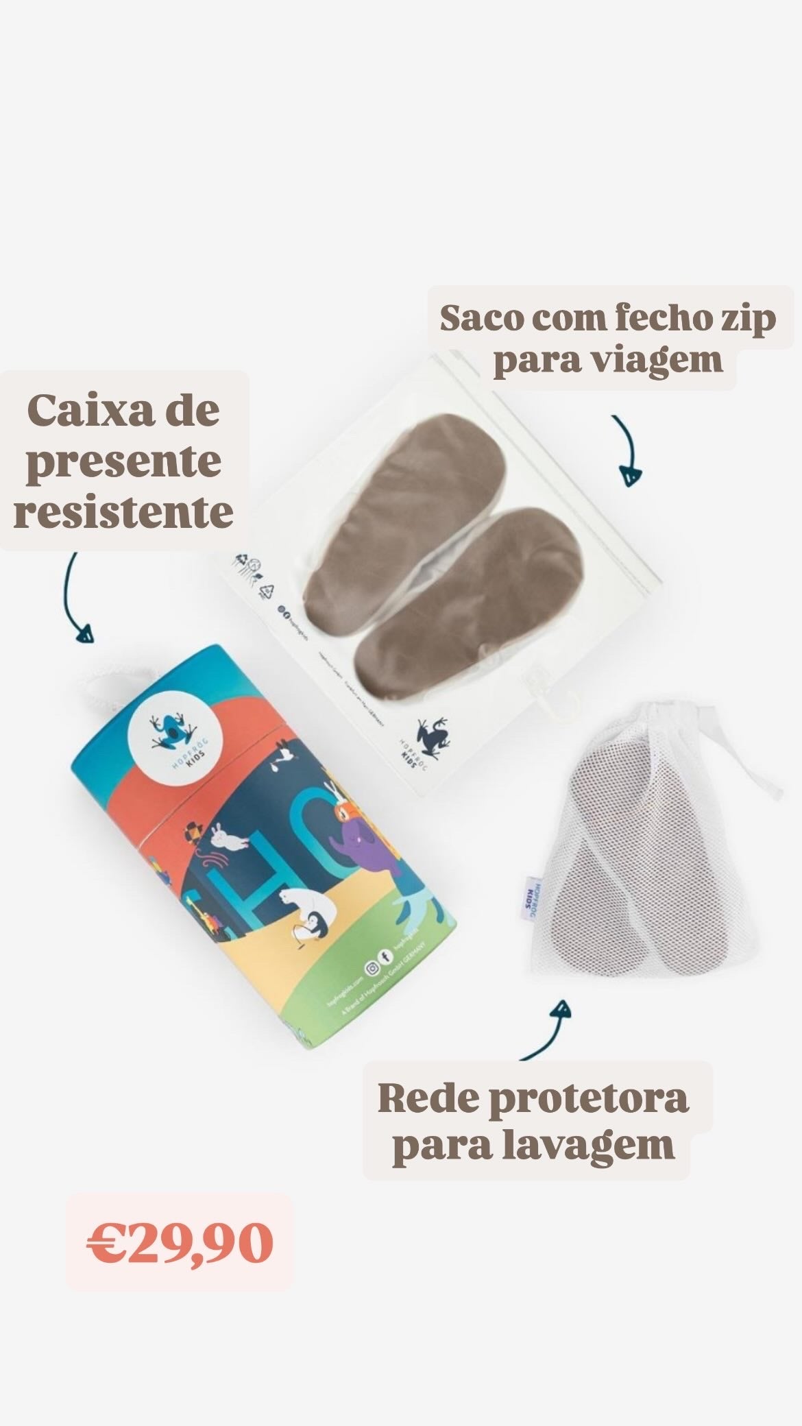 HopFrög - Pantufas Smart Booties (Honey Mustard)