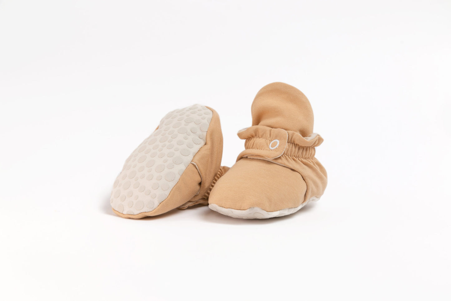 Zás Trás - Baby Booties (Cappuccino Cream)