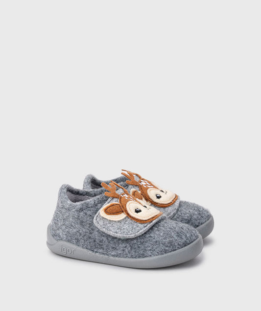 Igor - Pantufa Homie Reno (Cinza)