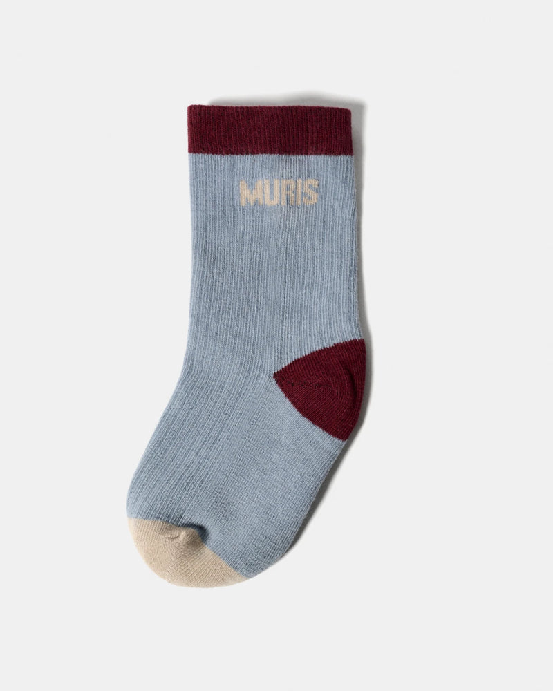 Muris - Meias às riscas Iron (1 unidade)