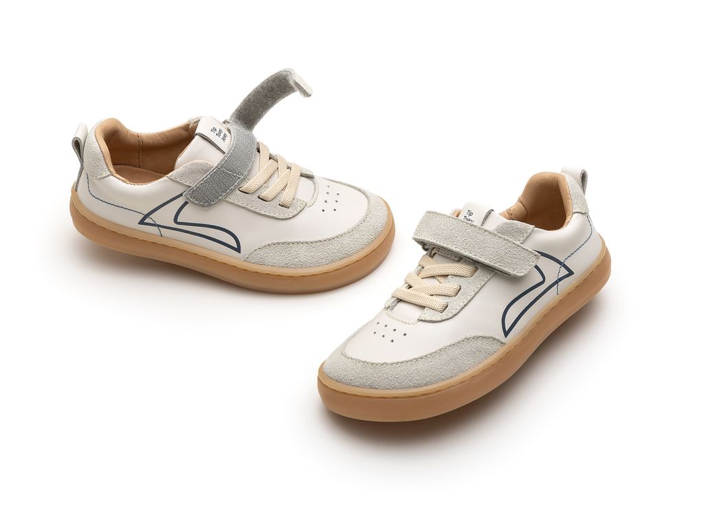 Tip Toey Joey - Outline (Tapioca & Ivory Suede)