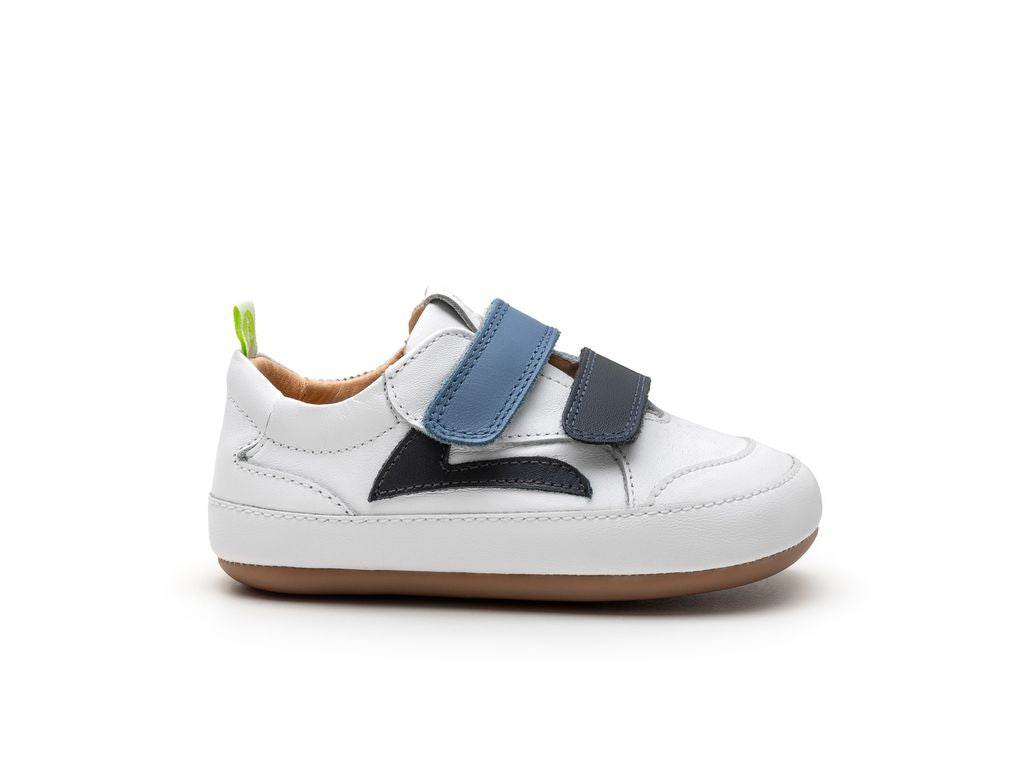 Tip Toey Joey - Landy (White, Navy & Ash)