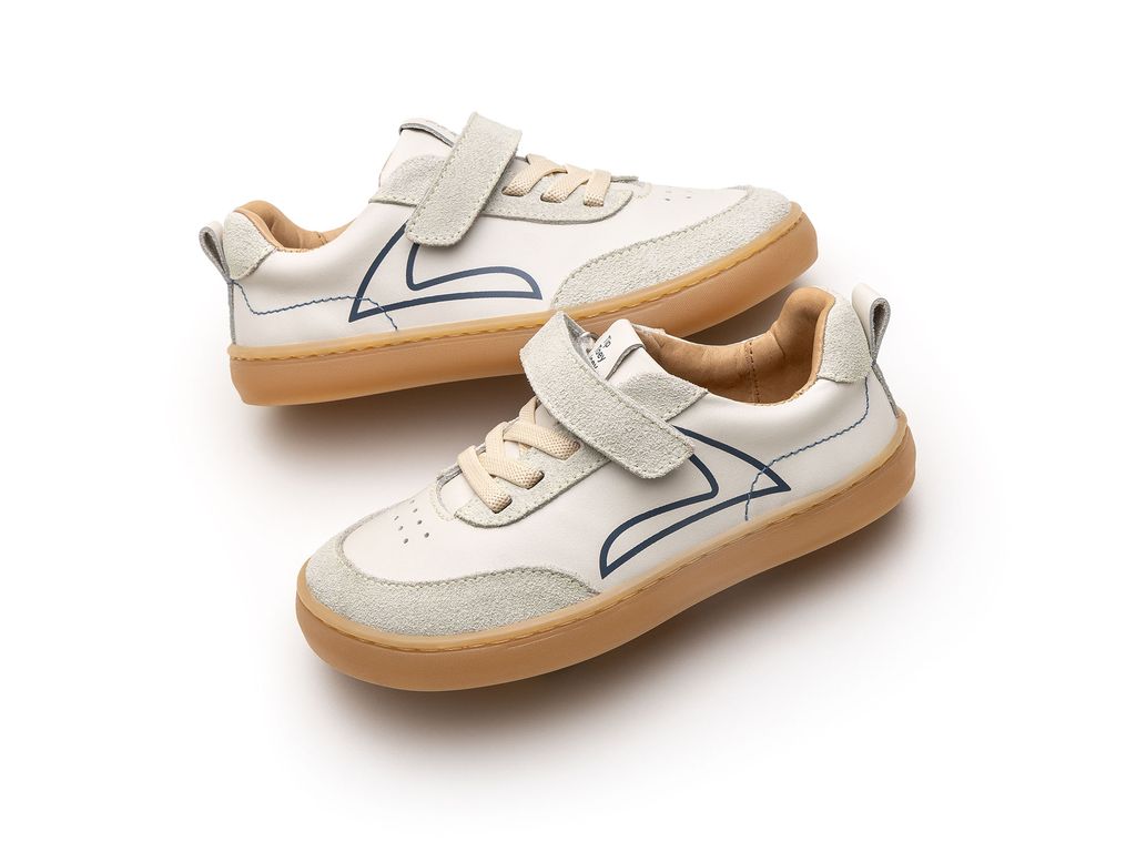 Tip Toey Joey - Outline (Tapioca & Ivory Suede)