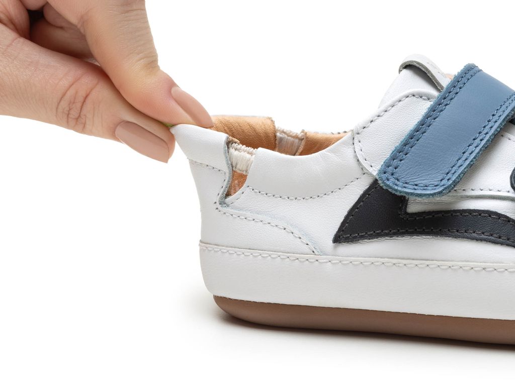 Tip Toey Joey - Landy (White, Navy & Ash)
