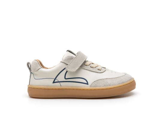 Tip Toey Joey - Outline (Tapioca & Ivory Suede)