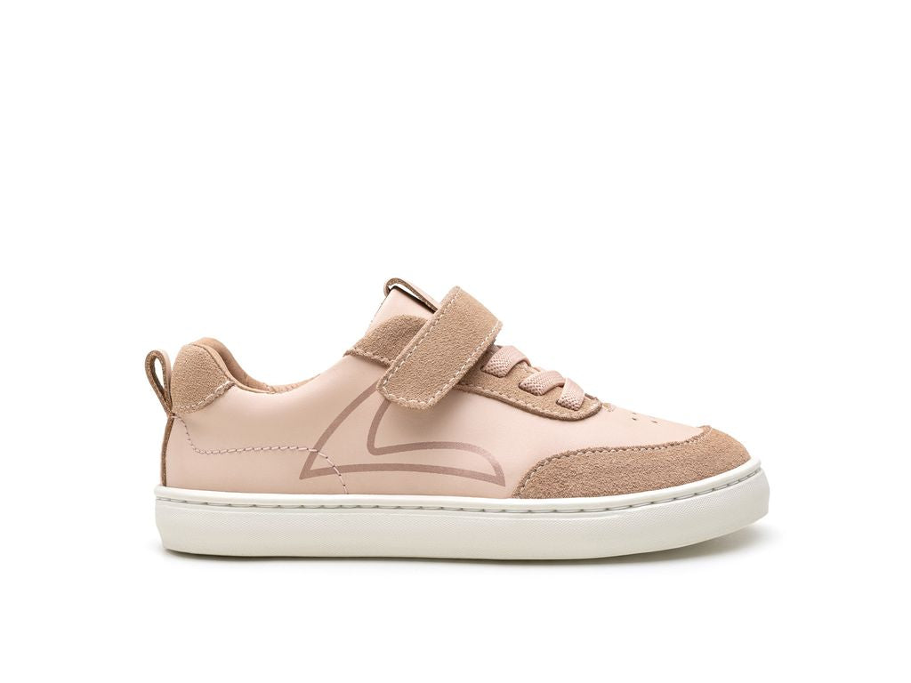 Tip Toey Joey - Outline (Papaya Cream & Rose Smoke Suede)