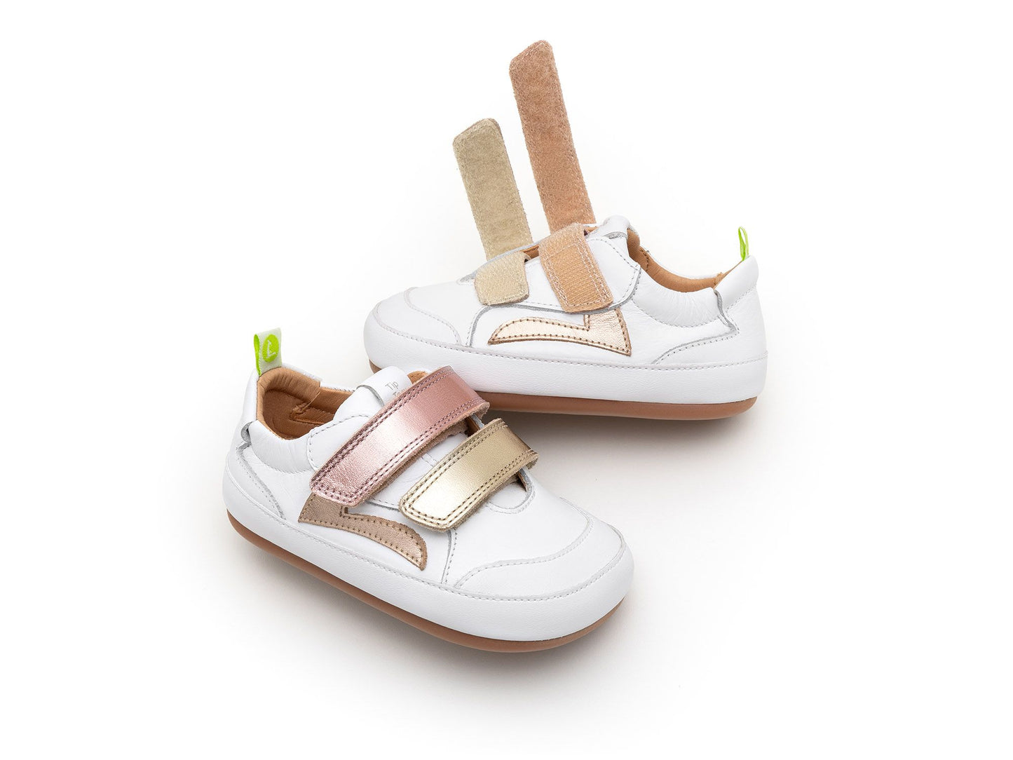 Tip Toey Joey - Landy (White, Champagne & Rose Gold)
