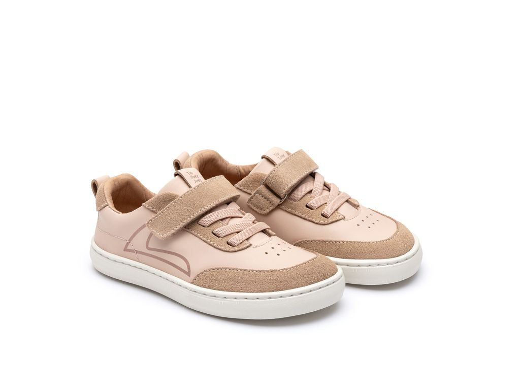 Tip Toey Joey - Outline (Papaya Cream & Rose Smoke Suede)