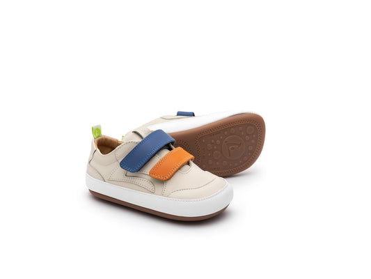 Tip Toey Joey - Landy (Tapioca, Tangerine & Blue Tang)