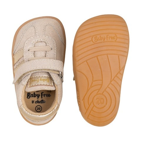 Chetto - Desportivo barefoot (Bege brilho)