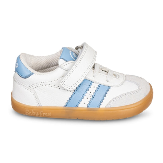 Chetto - Desportivo barefoot (Branco & Azul)