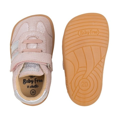 Chetto - Desportivo barefoot (Rosa brilho)
