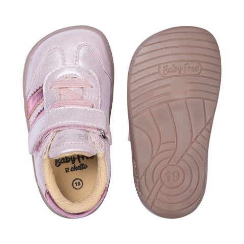 Chetto - Desportivo barefoot (Rosa metalizado)