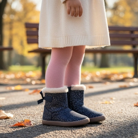 Chetto - Bota barefoot Lazo (Azul & Prata)