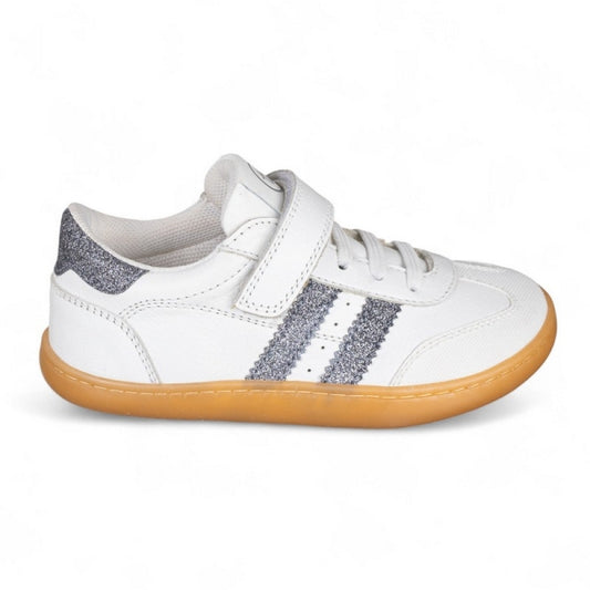 Chetto - Desportivo barefoot (Branco e Prata)