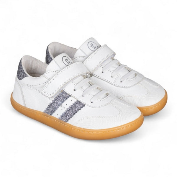 Chetto - Desportivo barefoot (Branco e Prata)