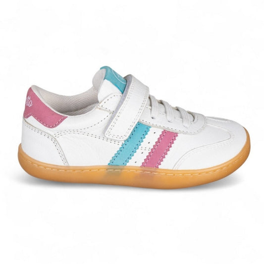 Chetto - Desportivo barefoot (Branco & Turquesa)