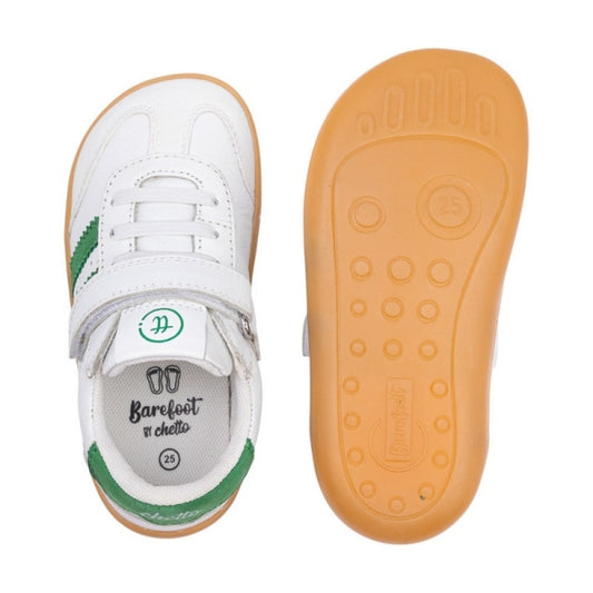 Chetto - Desportivo barefoot (Branco & Verde)