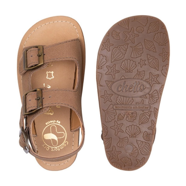 Chetto - Sandália barefoot Bio (Marrom)