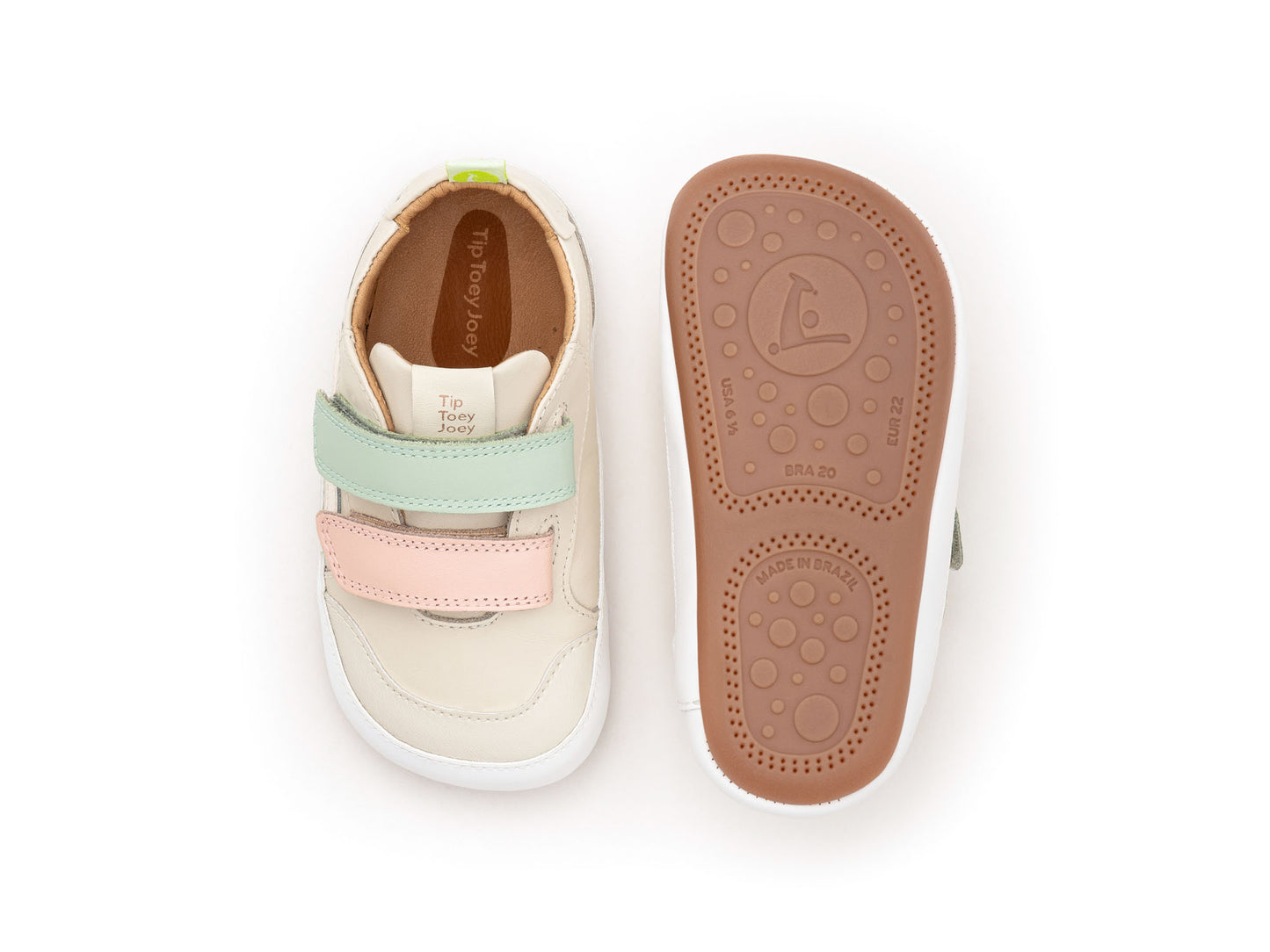 Tip Toey Joey - Landy (Tapioca, Blossom Pink & Mint)
