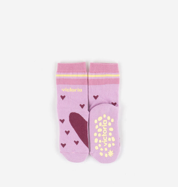 Victoria Barefoot - Meias Antiderrapantes (Rosa)