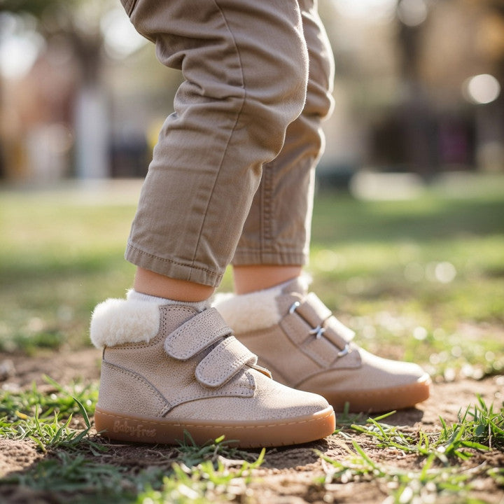 Chetto - Bota barefoot (Ouro Beige)