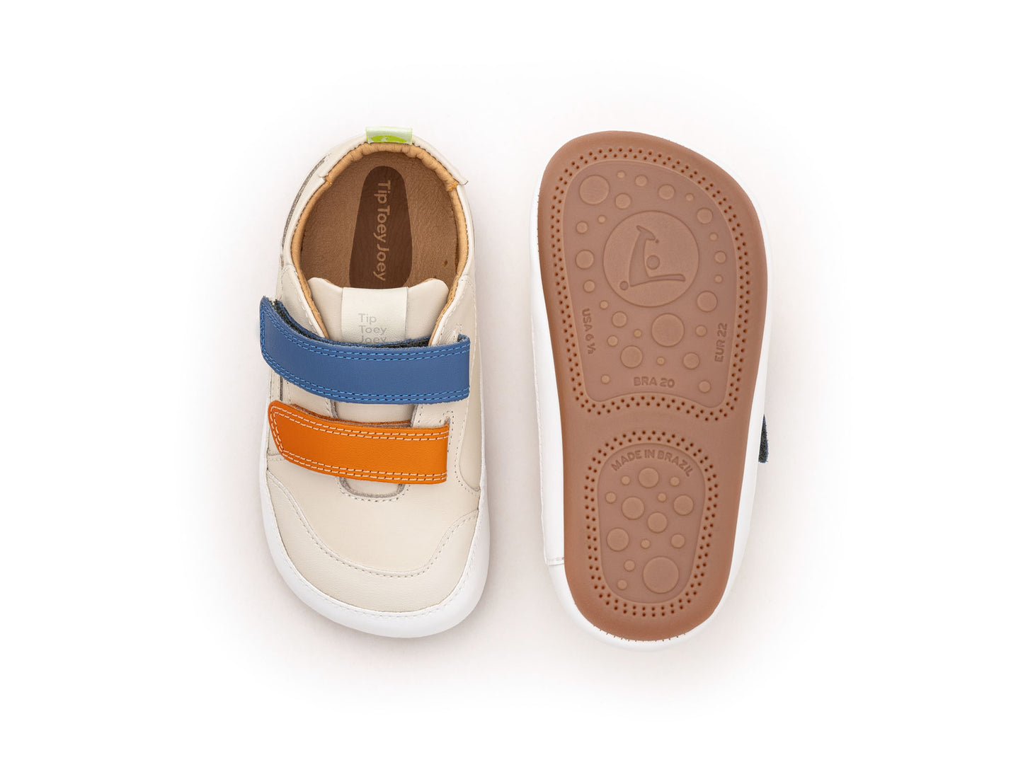Tip Toey Joey - Landy (Tapioca, Tangerine & Blue Tang)