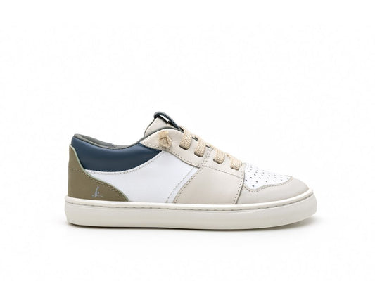 Tip Toey Joey - Ollie (White, Tapioca & Olive Tree)