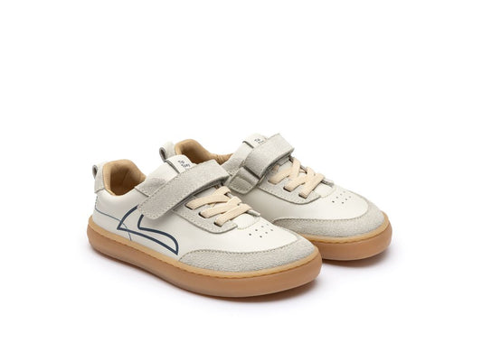 Tip Toey Joey - Outline (Tapioca & Ivory Suede)