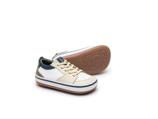 Tip Toey Joey - Ollie (White, Tapioca & Olive Tree)