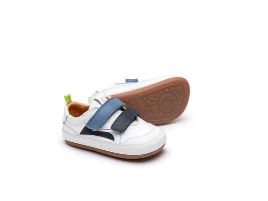 Tip Toey Joey - Landy (White, Navy & Ash)